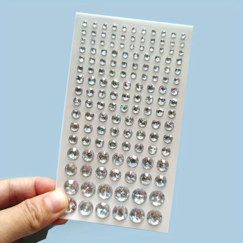 Laser Light Gem Crystal Diamond Stickers Makeup Stickers