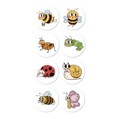 500pcs Cartoon Bee Butterfly Insect Reward Sticker