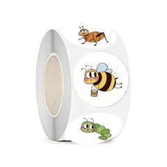 500pcs Cartoon Bee Butterfly Insect Reward Sticker