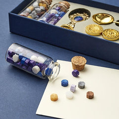 Wax Seal Stamp Kit Envelope Sealing Wax With Box Creative Star Wax Seal Beads
