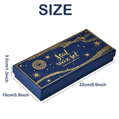 Wax Seal Stamp Kit Envelope Sealing Wax With Box Creative Star Wax Seal Beads