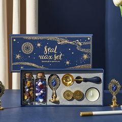 Wax Seal Stamp Kit Envelope Sealing Wax With Box Creative Star Wax Seal Beads