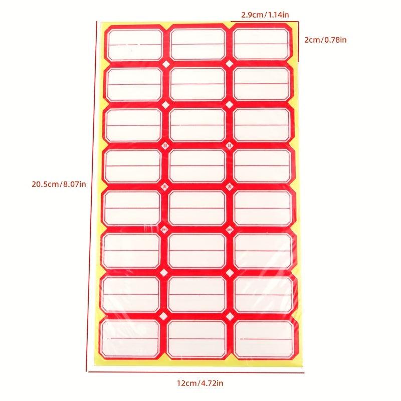 400 PCS Self-adhesive Label Stickers for Marking Name and Classification