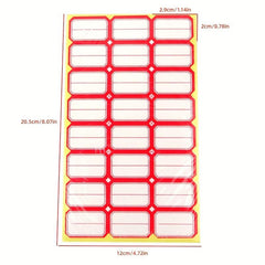 400 PCS Self-adhesive Label Stickers for Marking Name and Classification