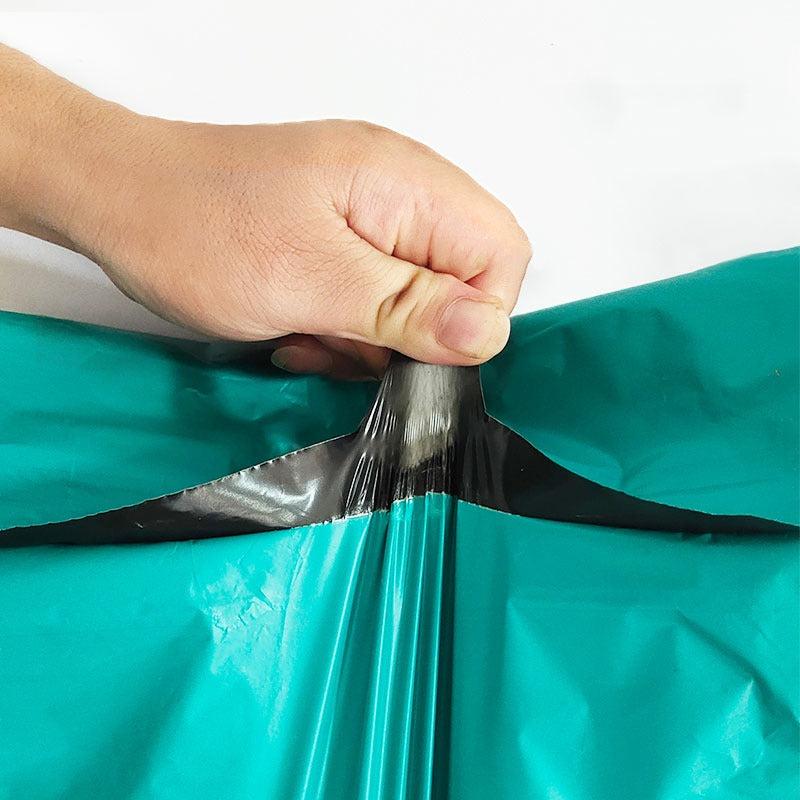 100pcs Green Plastic Express Bag Clothing Waterproof Mailing Bag