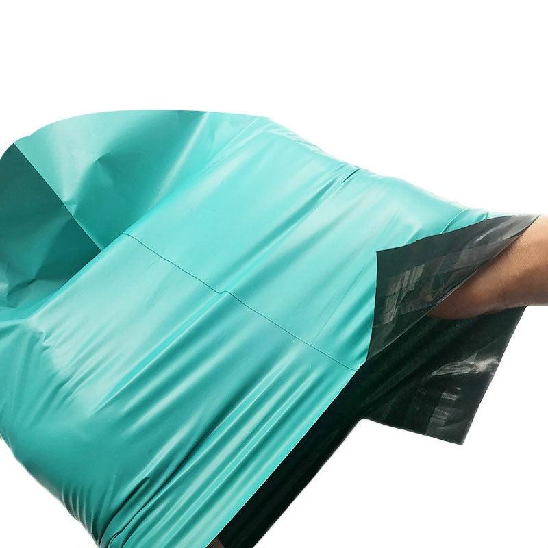 100pcs Green Plastic Express Bag Clothing Waterproof Mailing Bag