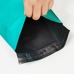 100pcs Green Plastic Express Bag Clothing Waterproof Mailing Bag