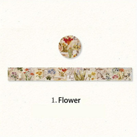 37in Washi Paper Tape Pack for DIY Scrapbook Album Decoration