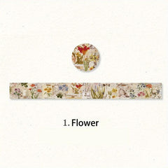 37in Washi Paper Tape Pack for DIY Scrapbook Album Decoration
