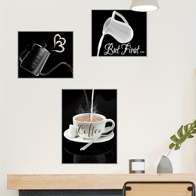 Coffee Shop Charm Vinyl Wall Sticker