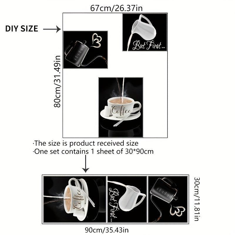 Coffee Shop Charm Vinyl Wall Sticker