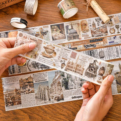 18pcs Retro Washi Tape European Style DIY Tape Decorative Sticker Tape