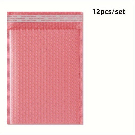 Pink Poly Padded Envelopes 24x25.4 cm Self Seal Waterproof Colored Boutique