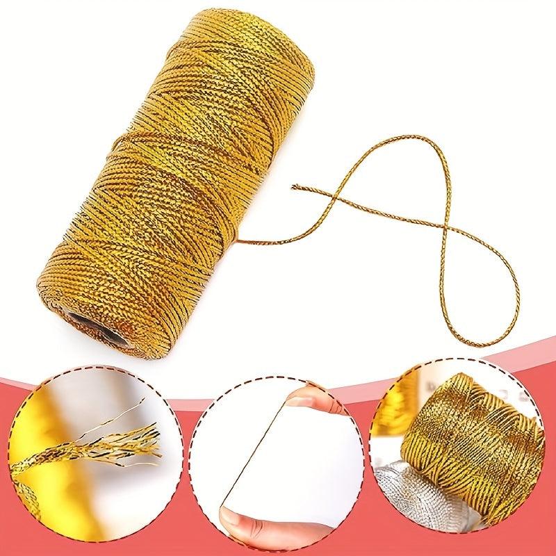 92 Meter Metallic Silver Bakers Twine for Arts and Crafts