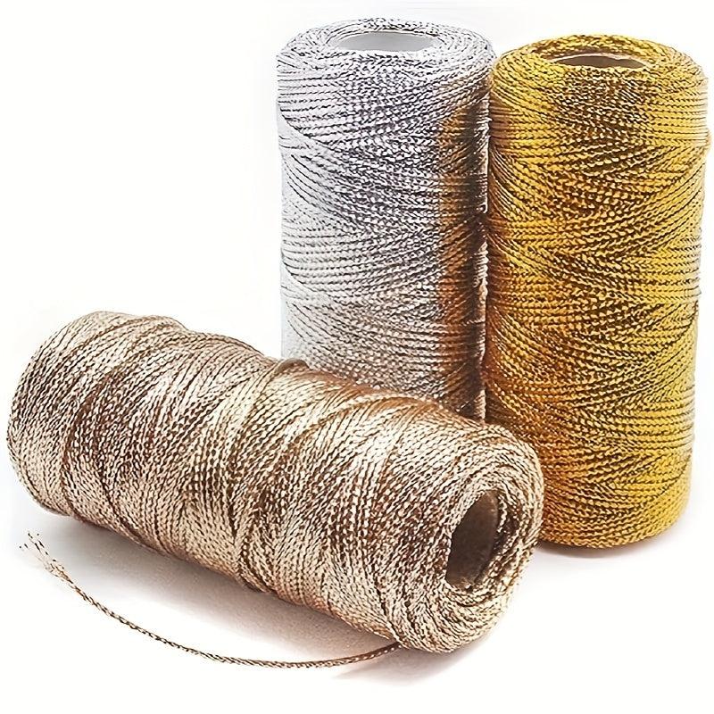 92 Meter Metallic Silver Bakers Twine for Arts and Crafts