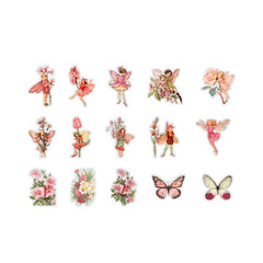 45pcs Flower Fairy Diary Series Boxed Stickers for DIY Hand Account Book