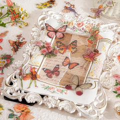 45pcs Flower Fairy Diary Series Boxed Stickers for DIY Hand Account Book