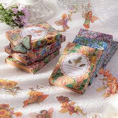 45pcs Flower Fairy Diary Series Boxed Stickers for DIY Hand Account Book