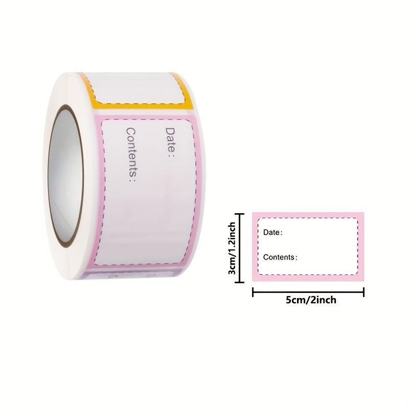 250 Adhesive Date Sticker Label Roll