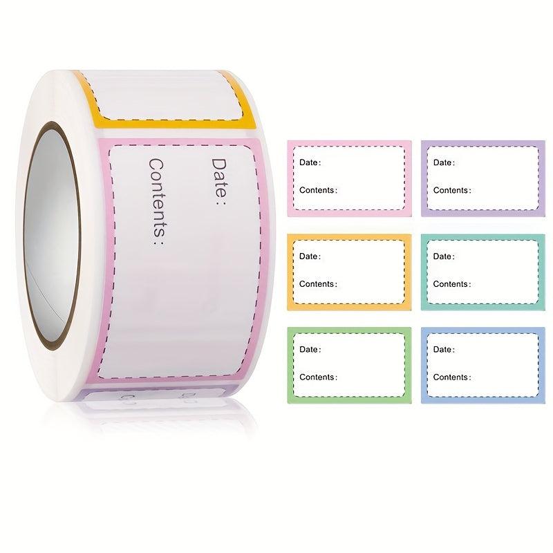 250 Adhesive Date Sticker Label Roll
