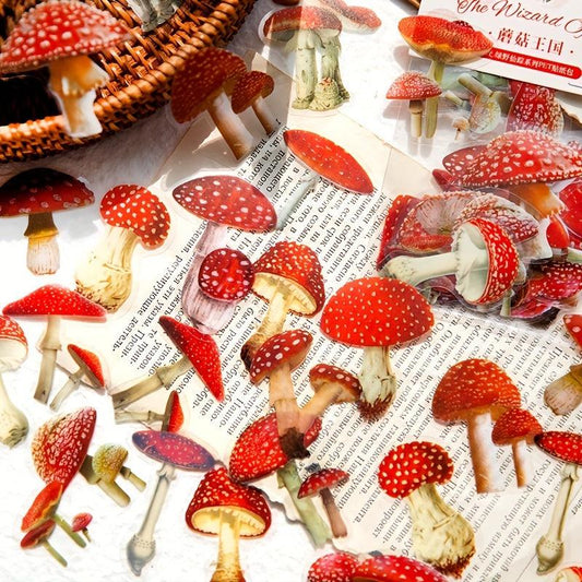 40 Vintage Flower Botanical Stickers for DIY Crafts Scrapbooking