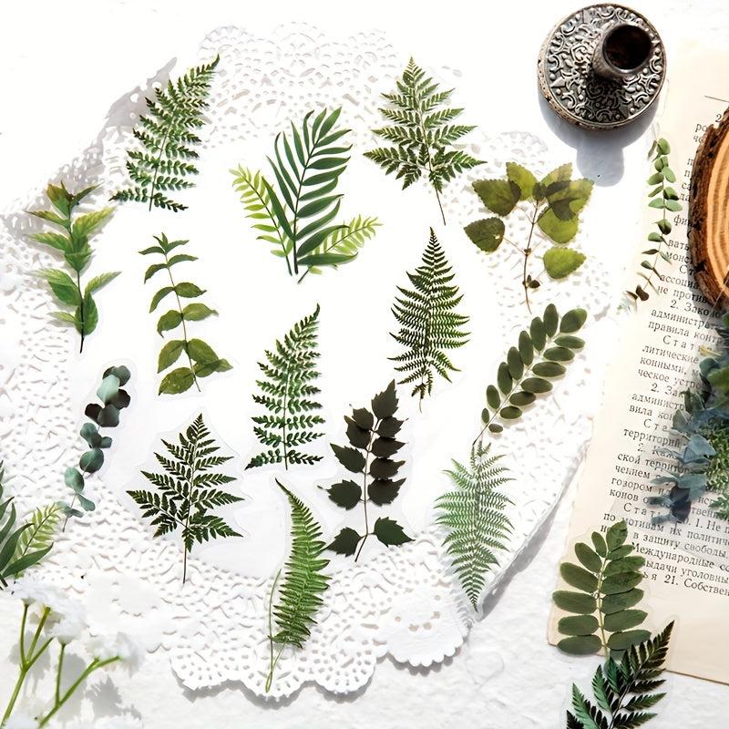 40 Vintage Flower Botanical Stickers for DIY Crafts Scrapbooking