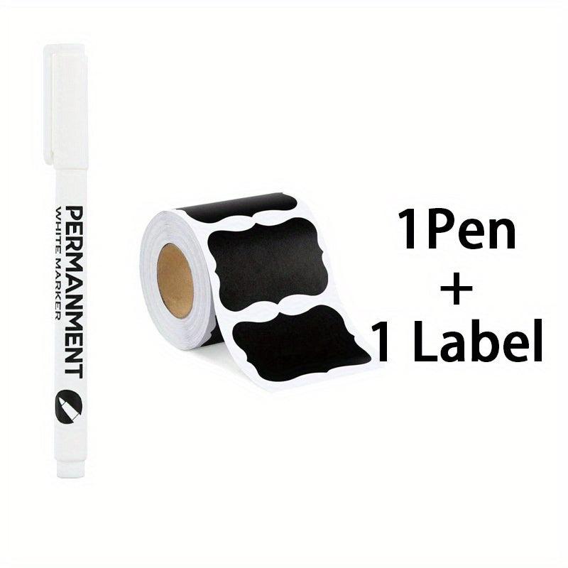 Customizable Adhesive Labels for Mason Jars and Storage Boxes