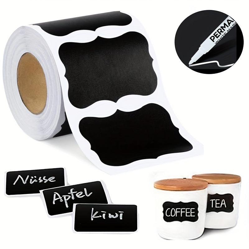 Customizable Adhesive Labels for Mason Jars and Storage Boxes