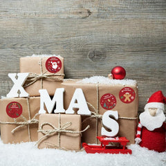 500 Christmas Stickers Rolls - Party Decorations for Elderly