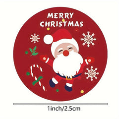 500 Christmas Stickers Rolls - Party Decorations for Elderly