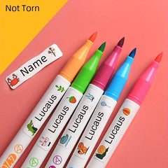 Custom Name Tag Sticker Pack Waterproof Personalized Labels School Stationery