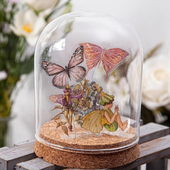 45pcs Flower Fairy Series Retro Art Journal Stickers Box