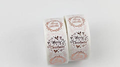 Rolled Rose Golden Stickers Hot Stamping 500 Sheets