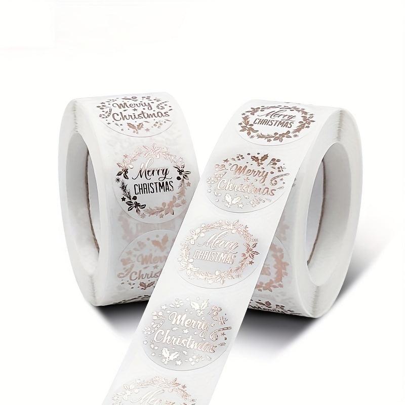 Rolled Rose Golden Stickers Hot Stamping 500 Sheets