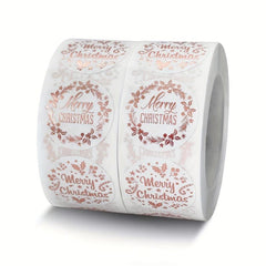 Rolled Rose Golden Stickers Hot Stamping 500 Sheets