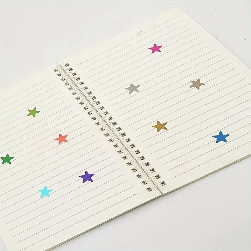5 Pack Star Shaped Stickers for Crafts & Journals