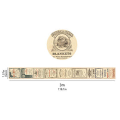 Washi Alphabet Map Tape for DIY Crafts Gift Wrapping