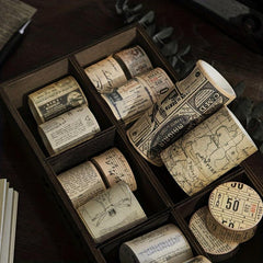 Washi Alphabet Map Tape for DIY Crafts Gift Wrapping