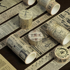 Washi Alphabet Map Tape for DIY Crafts Gift Wrapping