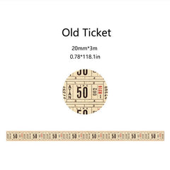 Washi Alphabet Map Tape for DIY Crafts Gift Wrapping