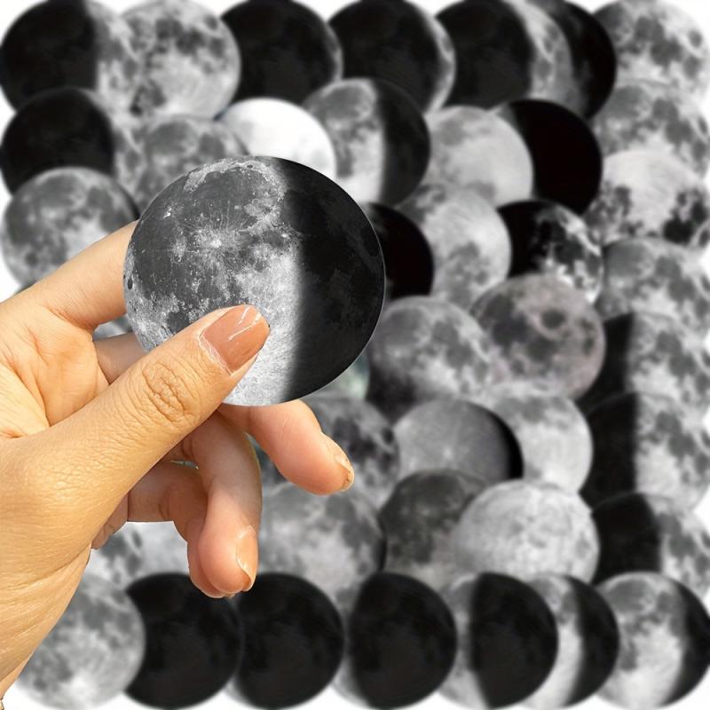 50pcs Moon Phase Series Graffiti Stickers for Motorcycles Laptops Desktops