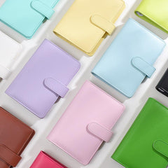 A6 PU Leather Binder Notebook Cash Envelopes Set