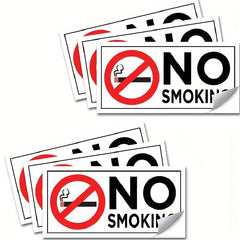 No Smoking Sign Waterproof No Smoking Label Sticker