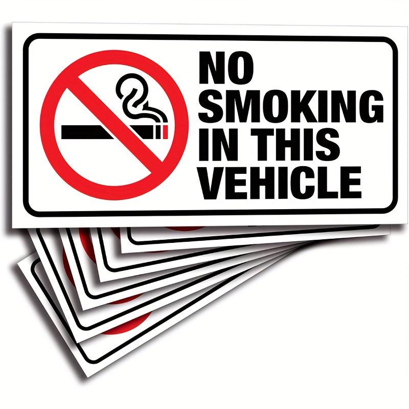 No Smoking Sign Waterproof No Smoking Label Sticker