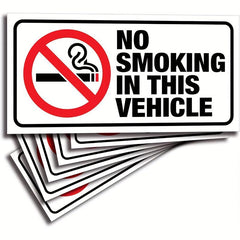 No Smoking Sign Waterproof No Smoking Label Sticker