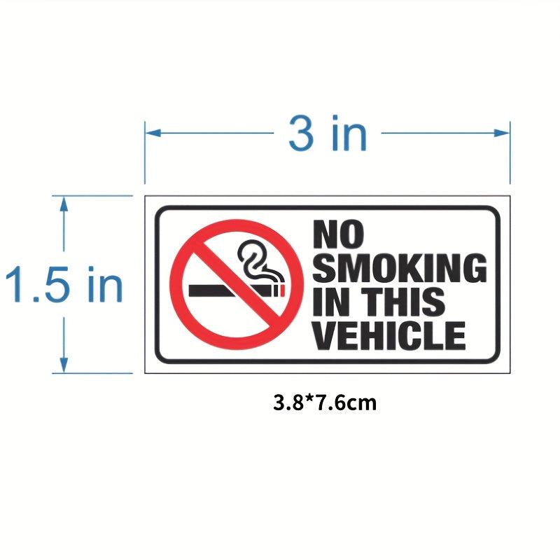 No Smoking Sign Waterproof No Smoking Label Sticker
