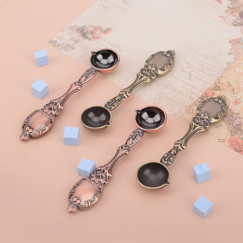 Vintage Style Bronze Wax Seal Spoon