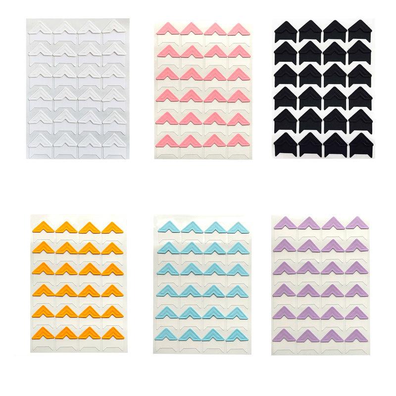 Self Adhesive Photo Mounting Corners - 6 Sheets