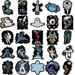 50Pcs 'Astronaut Space Travel' Graffiti Stickers Waterproof