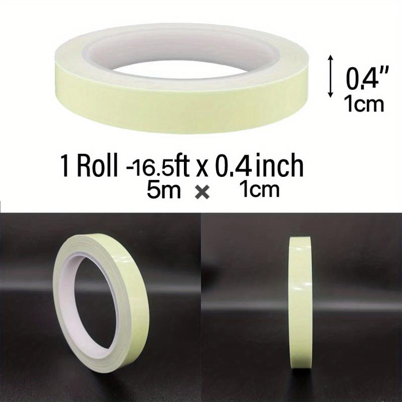 Glow In Dark Tape 5.03M X 1.02Cm Luminescent Emergency Roll Safety